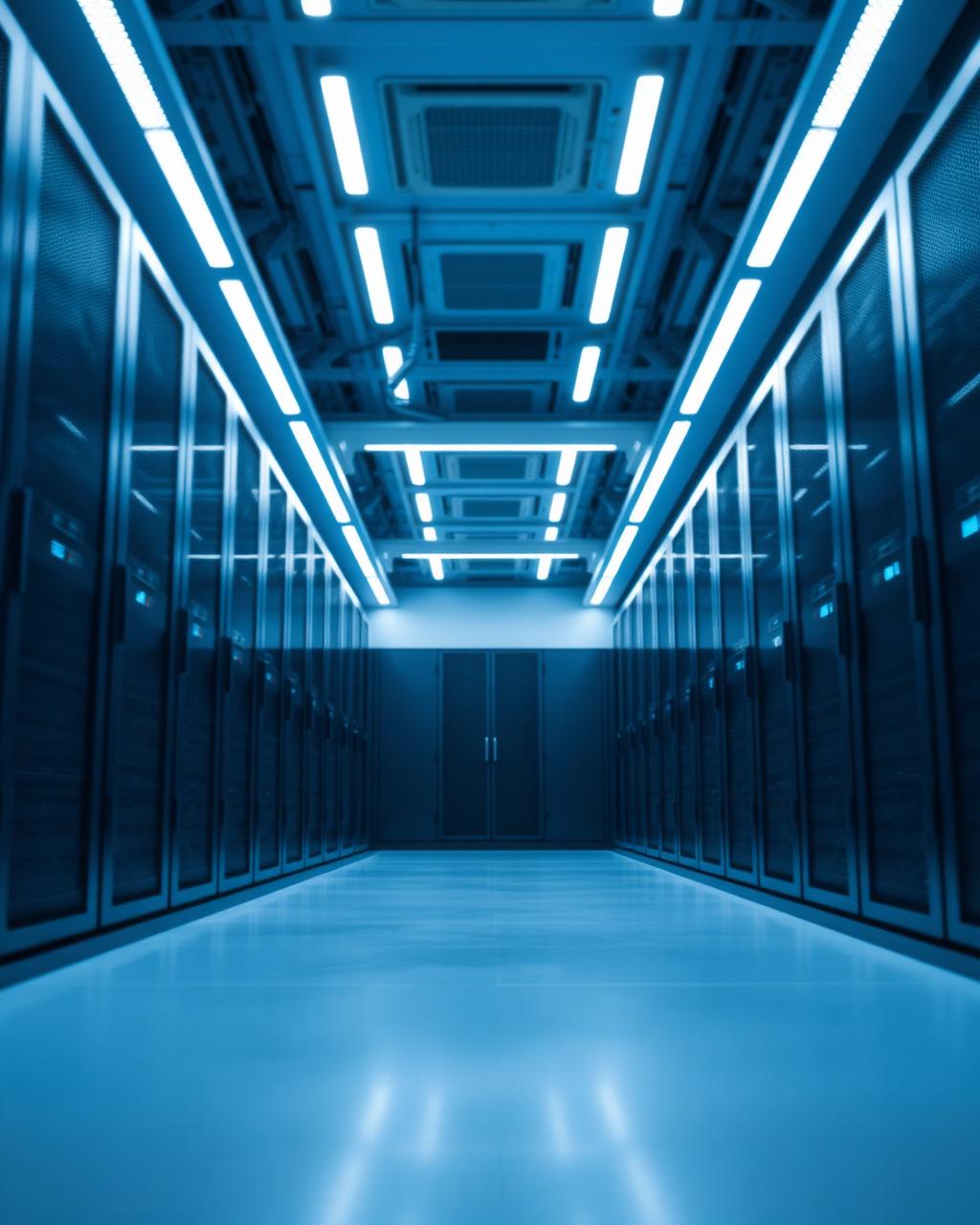 Modern data centre infrastructure powering cloud telephony